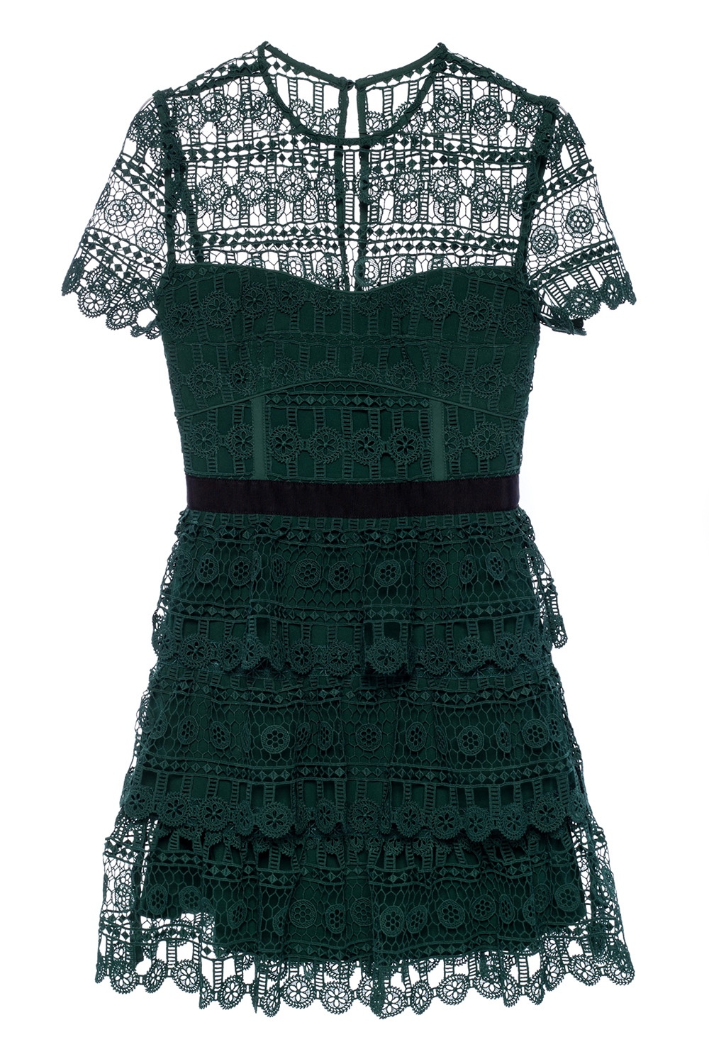 Openwork ruffle dress Self Portrait - Vitkac Denmark